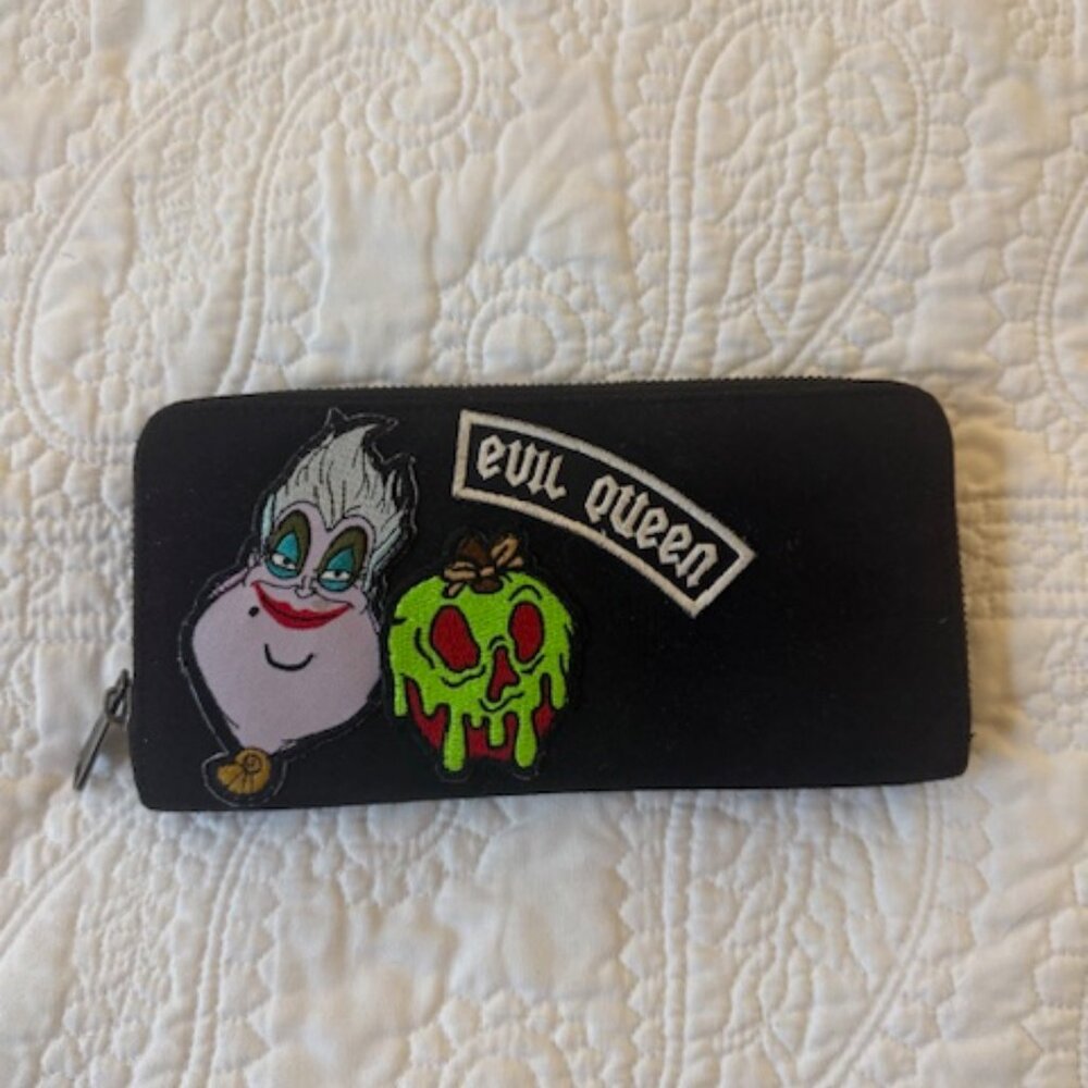 Loungefly Villains Patch Zip Wallet